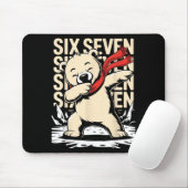 Funny Christmas Bear Dabbing Xmas Dab Six Seven 67 Mousepad (Mit Mouse)