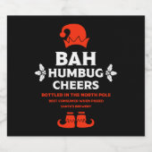 Funny Christmas Beer Labels Bierflaschenetikett (Einzelnes Label)