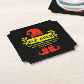 Funny Christmas Beer Labels Untersetzer (angewinkelt)