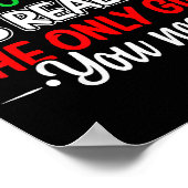 Funny Christmas Being Related To Me Family Joke Xm Poster (Ecke)