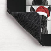 Funny Christmas Belgian Malinois Santa Dog Lover P Mousepad (Ecke)