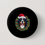 Funny Christmas Bernese Mountain Dog Tank Top Button (Vorderseite)