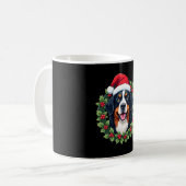 Funny Christmas Bernese Mountain Dog Tank Top Kaffeetasse (Vorderseite Links)