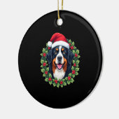 Funny Christmas Bernese Mountain Dog Tank Top Keramik Ornament (Links)