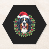 Funny Christmas Bernese Mountain Dog Tank Top Untersetzer (Vorderseite)