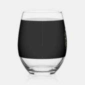 Funny Christmas Bernese Mountain Dog Tank Top Weinglas Ohne Stiel (Rechts)