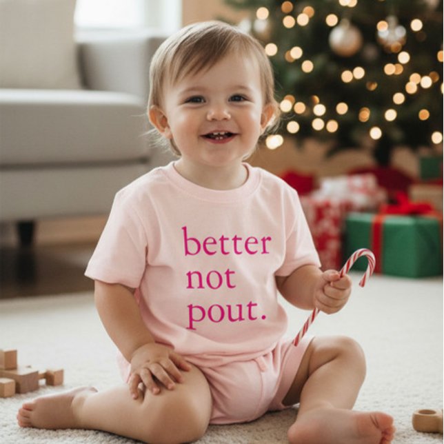 Funny Christmas Better Not Pout Simple Cute  (Von Creator hochgeladen)