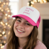 Funny Christmas Better Not Pout Simple Cute  Truckerkappe