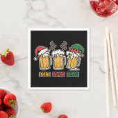 Funny Christmas Biertrinker Party Serviette (Beispiel)