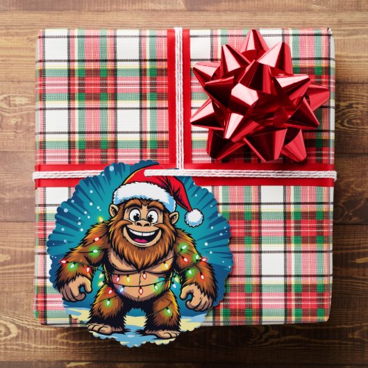 Funny Christmas Bigfoot Sasquatch Ornament Karte (Insitu (Geschenk))