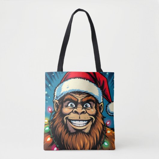 Funny Christmas Bigfoot Tasche (Vorderseite)