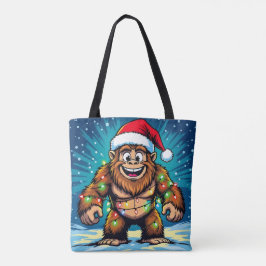 Funny Christmas Bigfoot Tasche