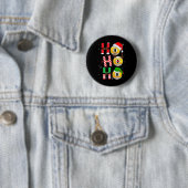 Funny Christmas Billiards Ho Ho Ho Xmas Matching P Button (Beispiel)