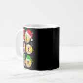 Funny Christmas Billiards Ho Ho Ho Xmas Matching P Kaffeetasse (Vorderseite Links)