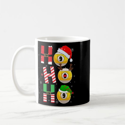 Funny Christmas Billiards Ho Ho Ho Xmas Matching P Kaffeetasse (Links)
