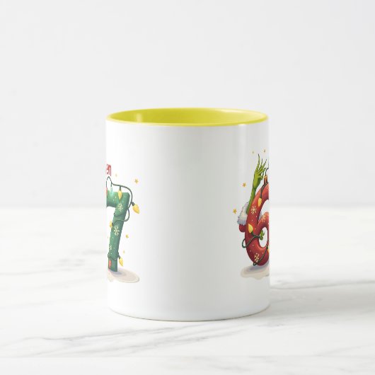 Funny Christmas Birthday Mug Tasse (Zentrum)