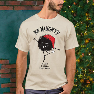 Funny Christmas böse Charakter sein scheußlich T-Shirt