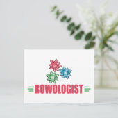 Funny Christmas Bow Lover Feiertagspostkarte (Stehend Vorderseite)