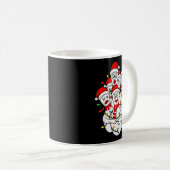 Funny Christmas Bowling Santa Bowling Ns Team Men Kaffeetasse (VorderseiteRechts)