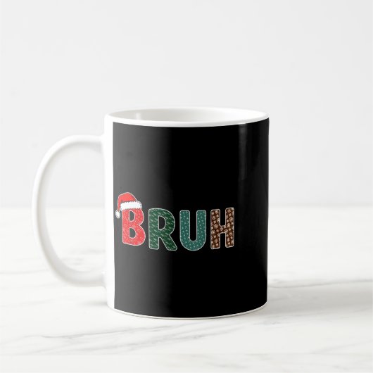Funny Christmas Bruh Meme For Men Women Kids Girls Kaffeetasse (Links)