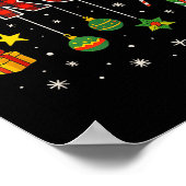 Funny Christmas Bruh Plaid Teens Boys Kids Xmas Pa Poster (Ecke)