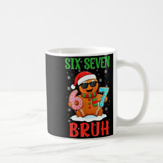 Funny Christmas Bruh Six Seven Saying Dabbing Ging Kaffeetasse