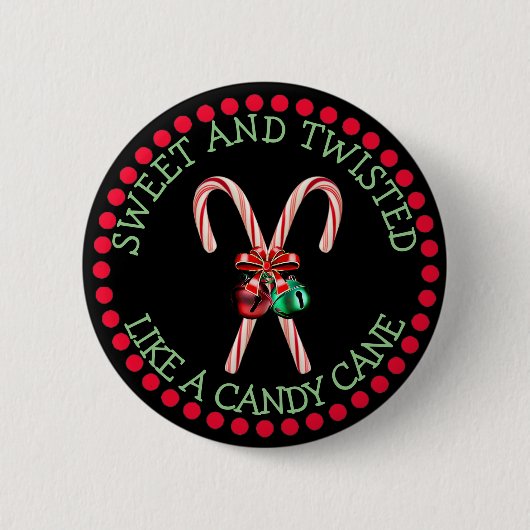 Funny Christmas Button (Vorderseite)