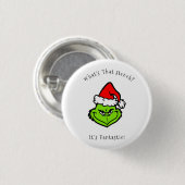 Funny Christmas Button (Vorne & Hinten)