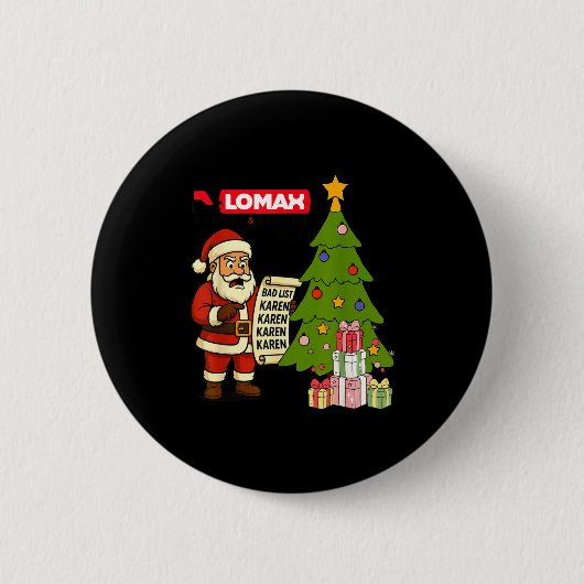 Funny Christmas  Button (Vorderseite)