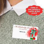 Funny Christmas Cactus Paper Label<br><div class="desc">Helfen Sie den Gästen, sich in Ihrer Ansammlung Namen zu merken oder zu lernen, mit humorvollen Etikettenschildern auf dem Papier mit saguaro kactus dekoriert mit Sonnenbrillen, Weihnachtsbeleuchtung mit roten und grünen Geschenkboxen. Personalisieren Sie die Textfelder, entfernen Sie jeden Text oder bearbeiten Sie ihn mithilfe des Entwurfstools, um eine von Ihnen...</div>
