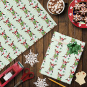 Funny Christmas Calico Cat Geschenkpapier