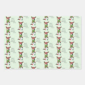 Funny Christmas Calico Cat Geschenkpapier Set (Vorderseite 3)