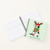 Funny Christmas Calico Cat Notizblock (Innenseite)