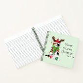 Funny Christmas Calico Cat Notizblock (Innenseite)