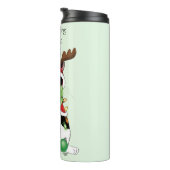 Funny Christmas Calico Cat Thermosbecher (Nach rechts gedreht)