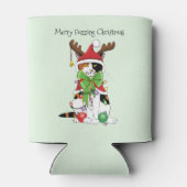 Funny Christmas CalicoCat Dosenkühler (Rückseite)