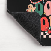 Funny Christmas Calories Don't Count Xmas Cookie Mousepad (Ecke)
