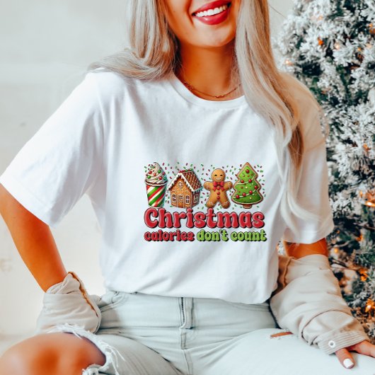 Funny Christmas Calories T - Shirt