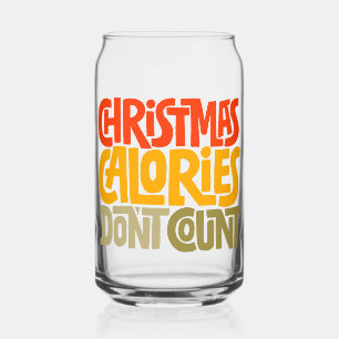 Funny Christmas Calories zählen Design nicht Dosenglas