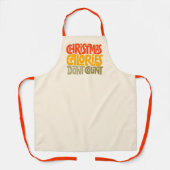 Funny Christmas Calories zählen Design nicht Schürze (Vorderseite)