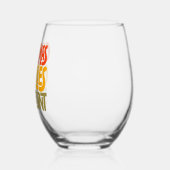 Funny Christmas Calories zählen Design nicht Weinglas Ohne Stiel (Links)