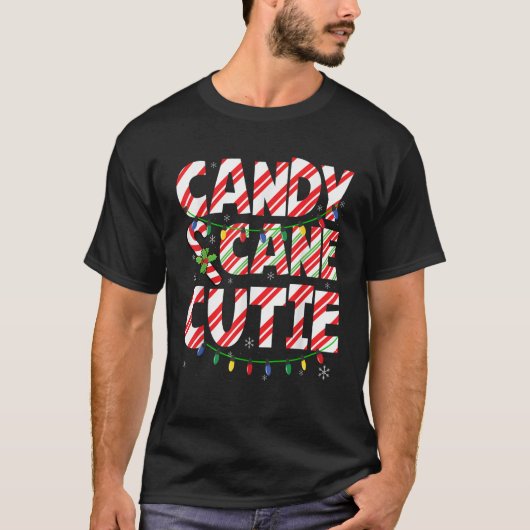 Funny Christmas Candy Cane Lover Crew Xmas Candy C T-Shirt (Vorderseite)