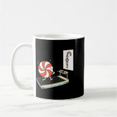 Funny Christmas Candy Cane Peppermint Candy Humor Kaffeetasse (Links)