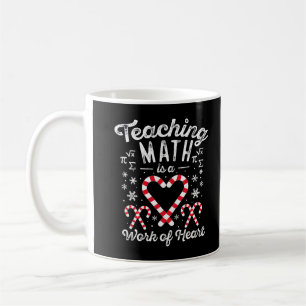 Funny Christmas Candy Cane Werk von Heart Mathe Te Kaffeetasse