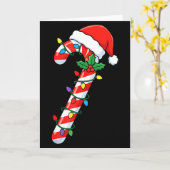 Funny Christmas Candy Canes Santa Xmas Kids Men Wo Karte (Gelbe Blume)