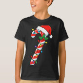Funny Christmas Candy Canes Santa Xmas Kids Men Wo T-Shirt (Vorderseite)