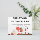 Funny Christmas Card Feiertagskarte (Stehend Vorderseite)