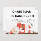 Funny Christmas Card Feiertagskarte (Vorne/Hinten)