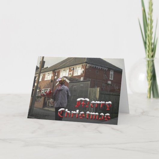 Funny Christmas Card Feiertagskarte (Vorderseite)