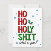 Funny Christmas Card Feiertagskarte (Vorderseite)